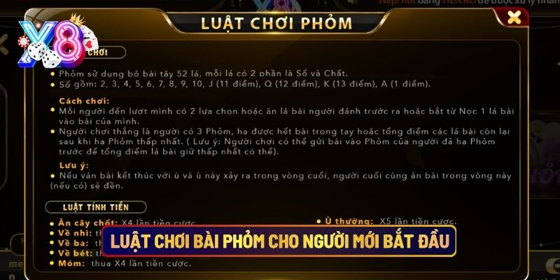 Luật Chơi Bài Phỏm Cho Người Mới Bắt Đầu
